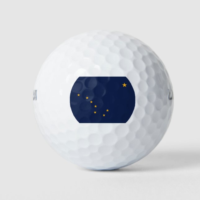 Flag of Alaska Golf Balls (Front)