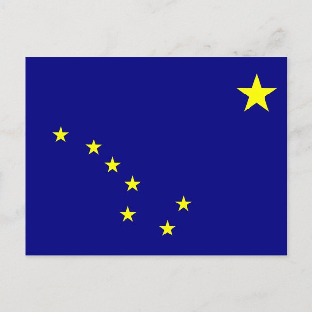 Flag of Alaska Postcard (Front)