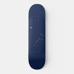 Flag of Alaska Skateboard