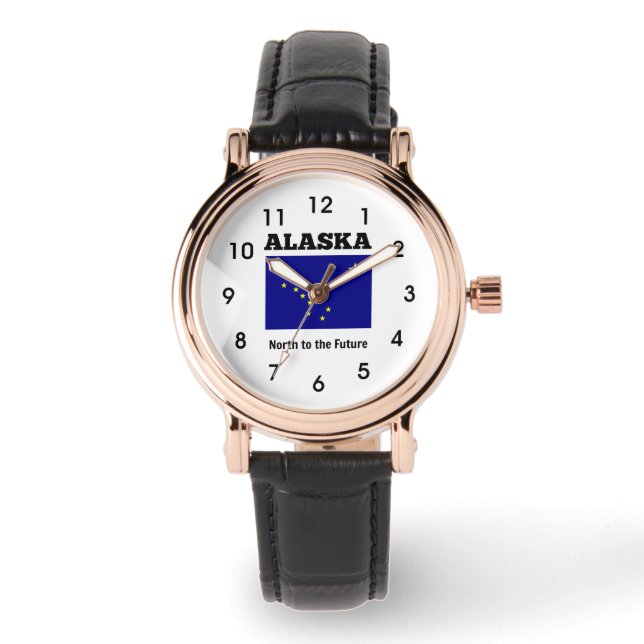 Flag of Alaska with state motto Watch (Front)