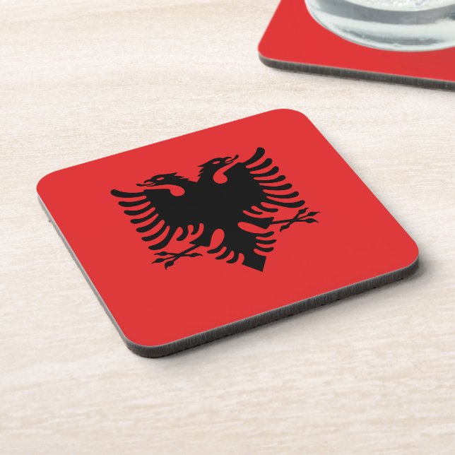 Flag of Albania Coaster (Left Side)