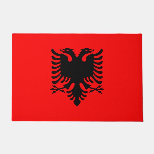 Flag of Albania Doormat (Front)