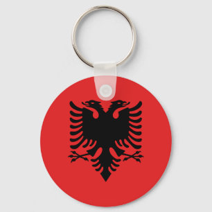 Flag of Albania - Flamuri i Shqipërisë Key Ring