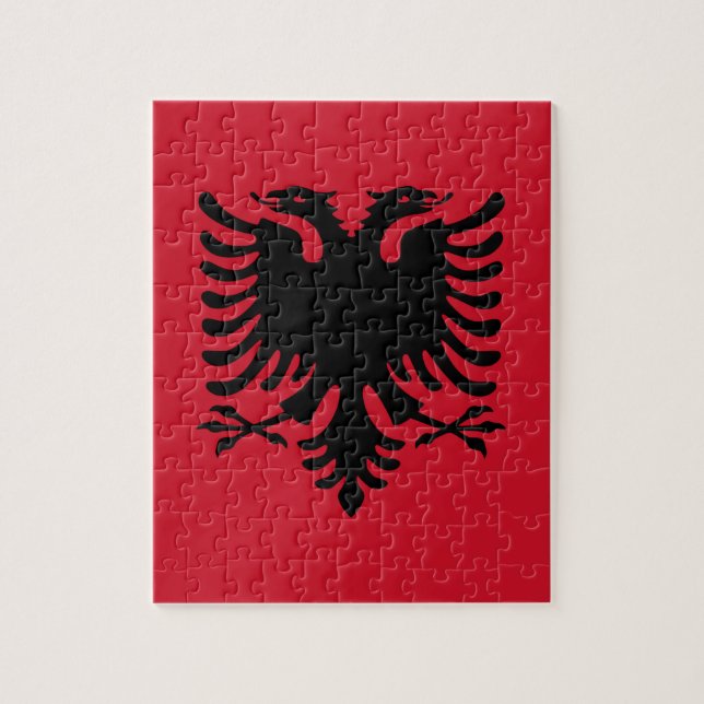 Flag of Albania Jigsaw Puzzle (Vertical)