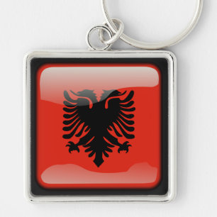 Flag of Albania Key Ring