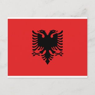 Flag of Albania Postcard
