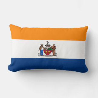 Flag of Albany, New York Lumbar Cushion