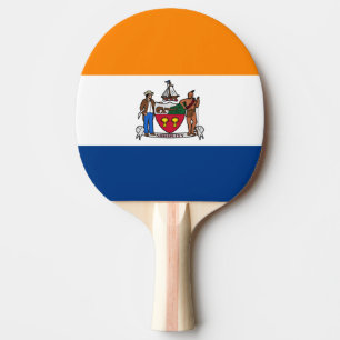 Flag of Albany, New York Ping Pong Paddle