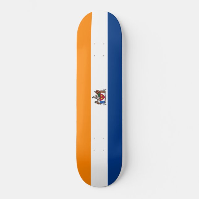 Flag of Albany (New York) Skateboard (Front)