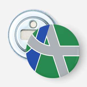 Flag of Albany, Oregon Bottle Opener