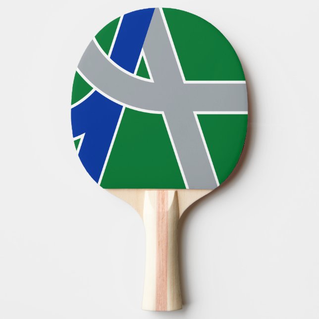 Flag of Albany, Oregon Ping Pong Paddle (Front)