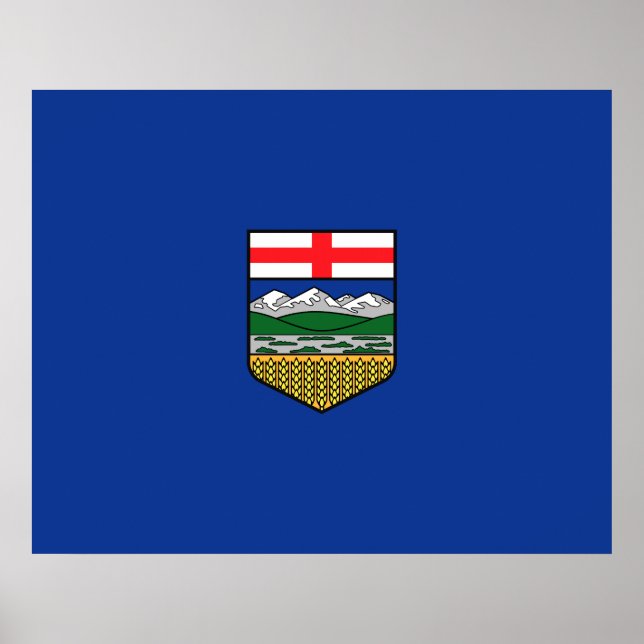 Flag of Alberta Poster (Front)
