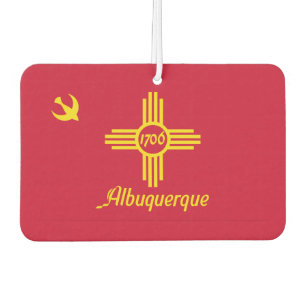 Flag of Albuquerque, New Mexico Car Air Freshener