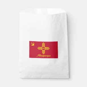 Flag of Albuquerque (New Mexico) Favour Bags