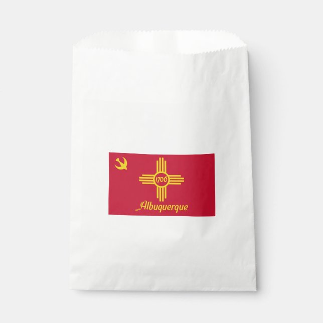 Flag of Albuquerque (New Mexico) Favour Bags (Front)