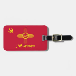 Flag of Albuquerque, New Mexico Luggage Tag