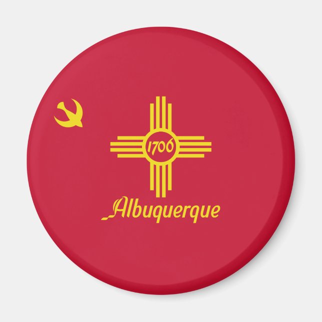 Flag of Albuquerque (New Mexico) Magnet (Front)
