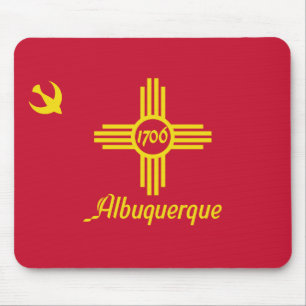 Flag of Albuquerque (New Mexico) Mouse Pad