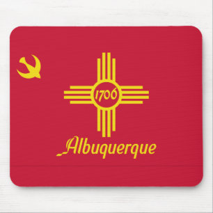 Flag of Albuquerque, New Mexico Mouse Pad