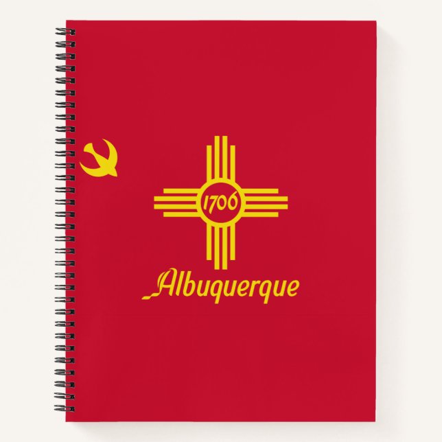 Flag of Albuquerque (New Mexico) Notebook (Front)