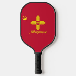 Flag of Albuquerque, New Mexico Pickleball Paddle
