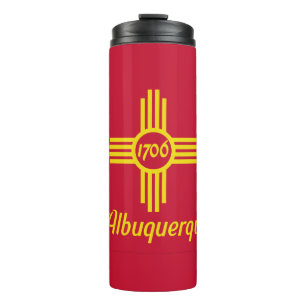 Flag of Albuquerque, New Mexico Thermal Tumbler
