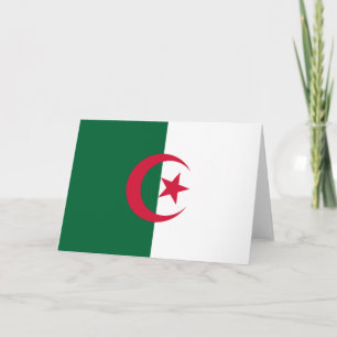 Flag of Algeria Card