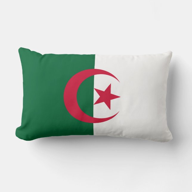 Flag of Algeria Lumbar Cushion (Front)