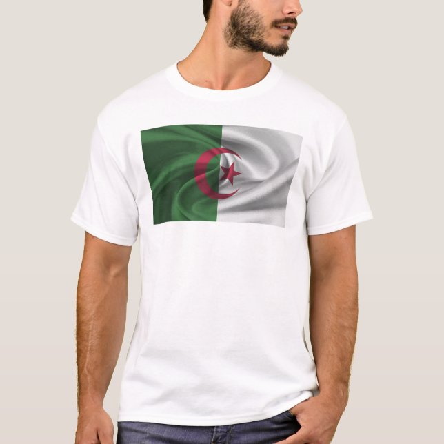 Flag Of Algeria T-Shirt (Front)