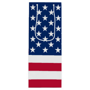 Flag of America American Army USA Wine Gift Bag