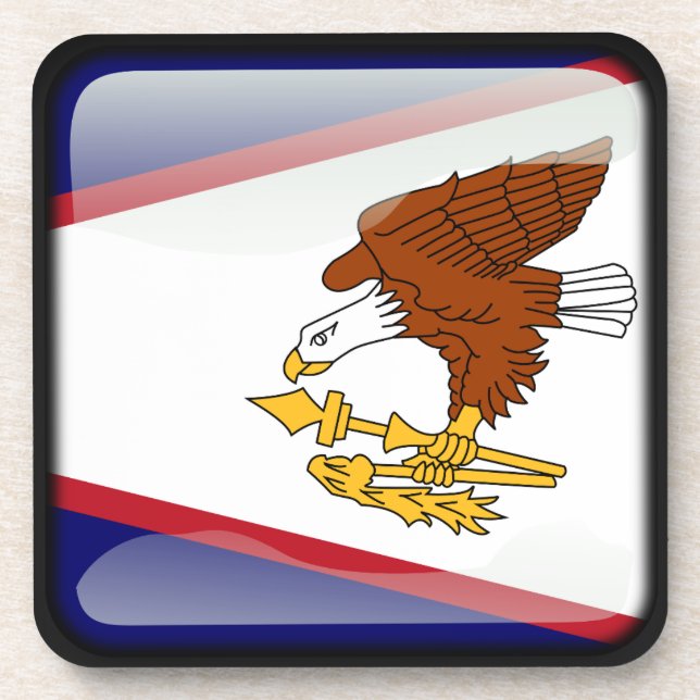Flag of American Samoa Coaster (Front)