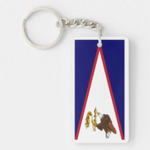 Flag of American Samoa Key Ring