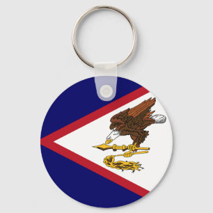 Flag of American Samoa Key Ring