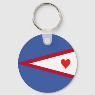 Flag of American Samoa Key Ring