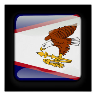 Flag of American Samoa Poster