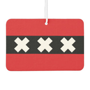 Flag of Amsterdam Air Freshener