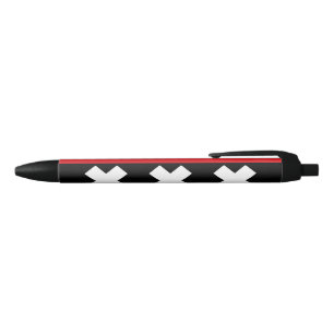 Flag of Amsterdam Blue Ink Pen