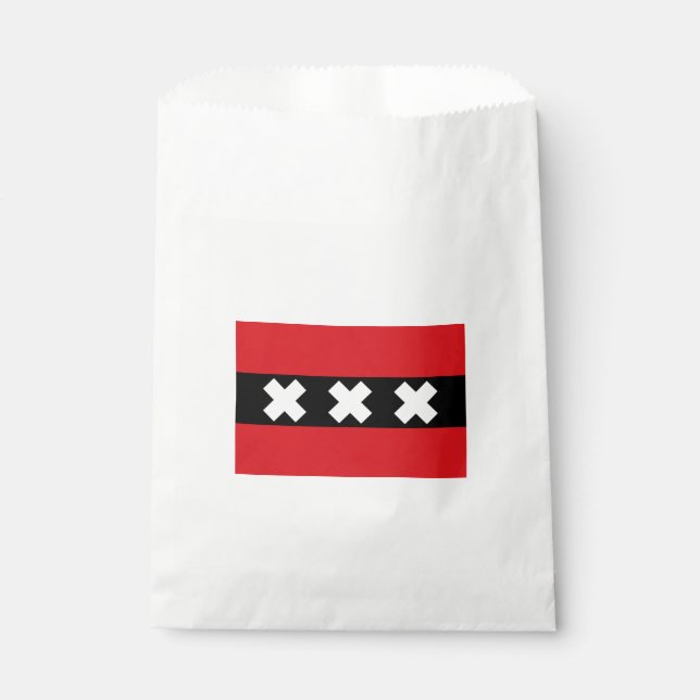 Flag of Amsterdam Favour Bags (Front)
