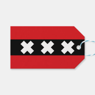 Flag of Amsterdam Gift Tags