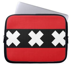 Flag of Amsterdam Laptop Sleeve