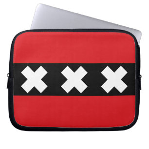 Flag of Amsterdam Laptop Sleeve