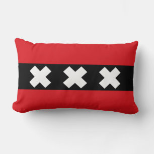 Flag of Amsterdam Lumbar Cushion