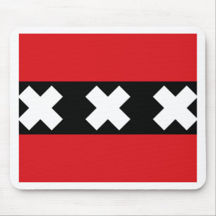 Flag of Amsterdam Mouse Pad