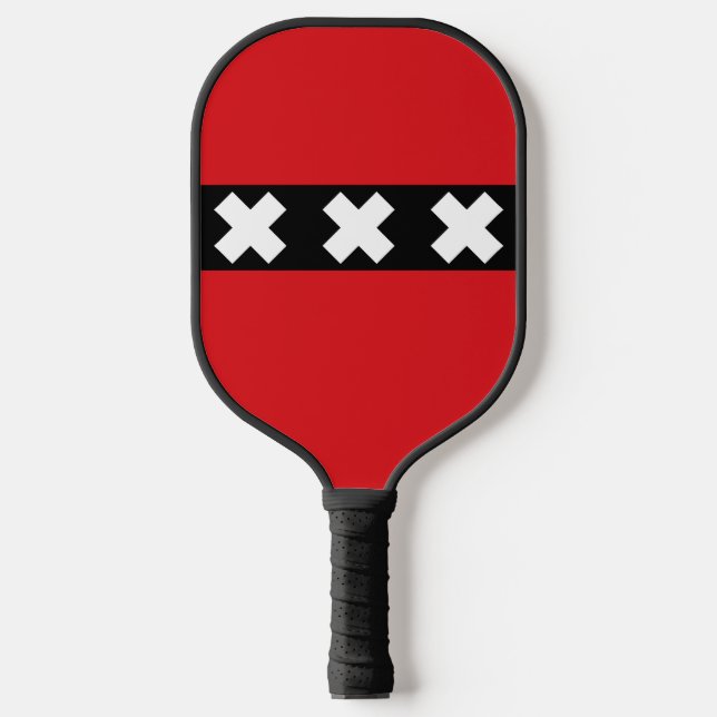 Flag of Amsterdam, Netherlands Ping Pong Paddle (Front)