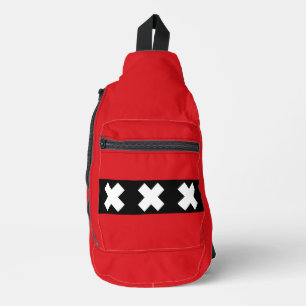Flag of Amsterdam, Netherlands Sling Bag