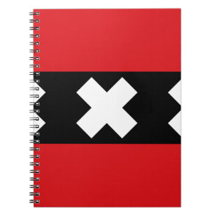 Flag of Amsterdam Spiral Notebook