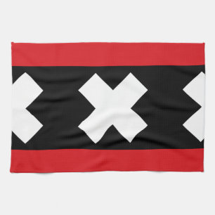 Flag of Amsterdam Tea Towel