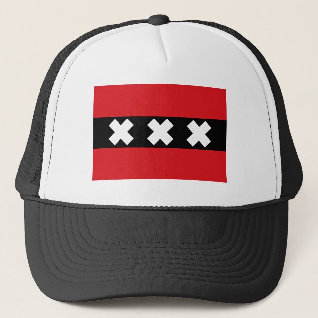 Flag of Amsterdam Trucker Hat (Front)