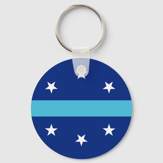 Flag of Anaheim, California Key Ring (Front)