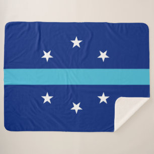 Flag of Anaheim (California, USA) Sherpa Blanket